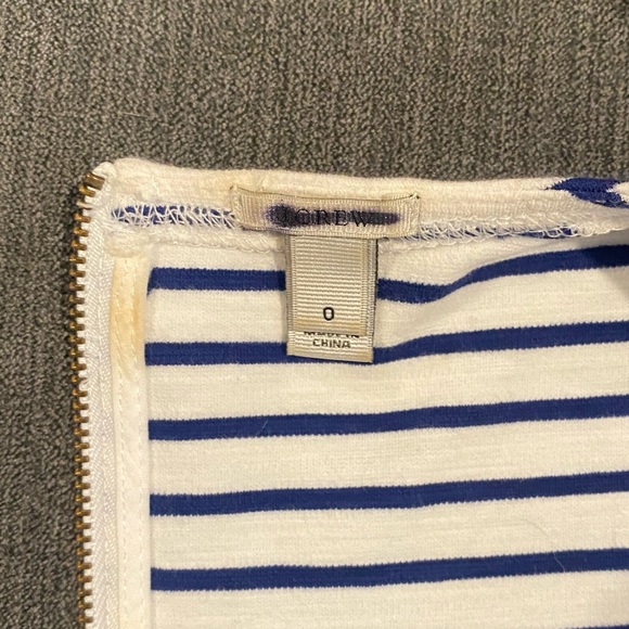 Blue & White JCrew Dress - Picture 3 of 4